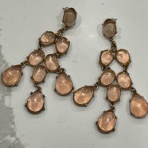 NEW J CREW LARGE BEADED DANGLE EARRINGS